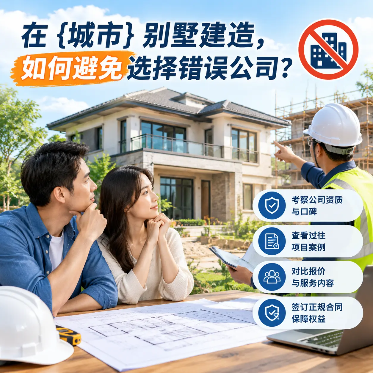 在 三穗 别墅建造,如何避免选择错误公司?