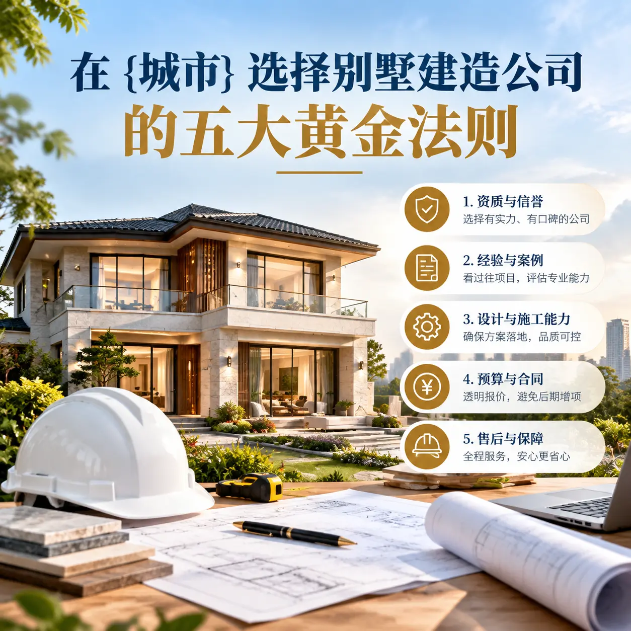 在 三穗 选择别墅建造公司的五大黄金法则