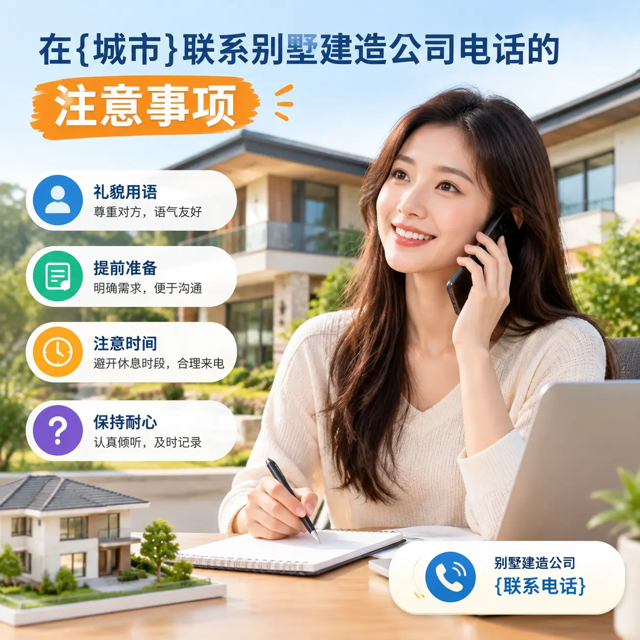 在三穗联系别墅建造公司电话的注意事项